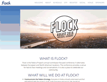 Tablet Screenshot of flocktofedora.org